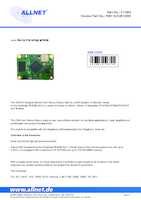 Datasheet for Allnet RM116-D2E16W0, EAN: 4038816126740