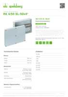 Datasheet for Spelsberg 61005001, EAN: 4013902858446