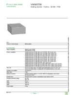 Datasheet for Schneider Electric VW3A7756, EAN: 3606480802485