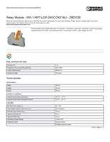 Datasheet for Phoenix Contact 2903330, EAN: 4046356732314