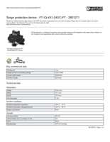 Datasheet for Phoenix Contact 2801271, EAN: 4046356766531