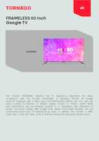 Datasheet for TORNADO 50UA3400X, EAN: 6221127406443