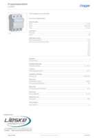 Datasheet for Hager LU503, EAN: 3250614123900