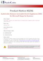 Datenblatt zu Audiocodes M1KB-SSD-120G