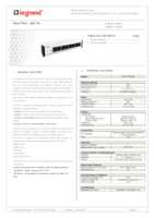Datasheet for Legrand 310331, EAN: 3414971529397