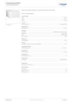 Datasheet for Hager LFF4006039016, EAN: 4012740013123