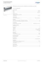 Datasheet for Hager BRS6517019016, EAN: 4012740989619