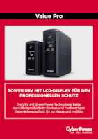 Datenblatt zu CyberPower VP1200EILCD, EAN: 4712856274905