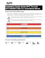 Datenblatt zu APC SRT1500RMXLI, EAN: 0731304340287
