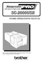 Datasheet for Brother SC2000USBG1, EAN: 4977766653305