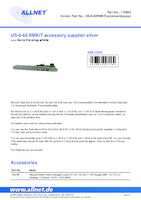 Datasheet for Allnet US-8-60RMKITaccessoriesuppr, EAN: 4038816097064