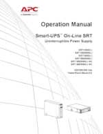 Datasheet for APC SRT1000RMXLI, EAN: 0731304340256