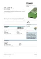 Datasheet for Phoenix Contact 2950064, EAN: 4017918083939