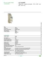 Datasheet for Schneider Electric GC1620M5, EAN: 3389110641264