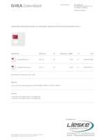Datenblatt zu Gira 022727, EAN: 4010337227274
