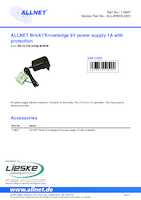 Datasheet for Allnet ALL-BRICK-0221, EAN: 4038816040992