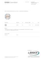 Datenblatt zu Gira 019000, EAN: 4010337190004