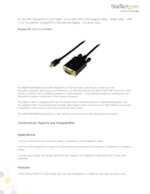 Datasheet for Startech.com MDP2VGAMM6B, EAN: 0065030852395