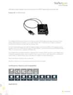 Datasheet for Startech.com ICUSBAUDIO2D, EAN: 0065030852296