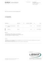 Datasheet for Gira 136427, EAN: 4010337364276
