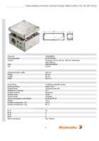 Datenblatt zu Weidmüller 1565260000, EAN: 4008190188528