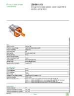 Datasheet for Schneider Electric ZB4BK1453, EAN: 3389110894950