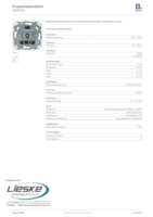 Datasheet for Berker 296210, EAN: 4011334510154