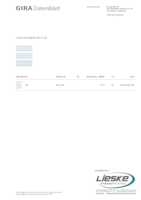 Datenblatt zu Gira 8612300, EAN: 4010337047148