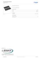 Datasheet for Hager MES-B04, EAN: 7611919117173