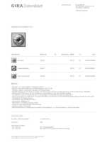 Datenblatt zu Gira 126565, EAN: 4010337265658