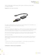 Datasheet for Startech.com USBC-HDMI-CDP2HD4K60, EAN: 0065030893787