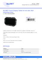 Datasheet for Allnet ALLWCOVMount14v1, EAN: 4038816113139