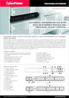 Datasheet for CyberPower PDU44004, EAN: 4711027799803