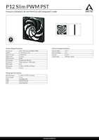Datasheet for Arctic ACFAN00275A, EAN: 4895213703888