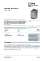 Datenblatt zu Phoenix Contact 2866721, EAN: 4046356113564