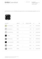 Datasheet for Gira 2459005, EAN: 4010337076209