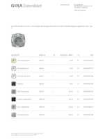 Datasheet for Gira 245926, EAN: 4010337076193