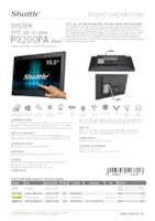 Datasheet for Shuttle P9200PA, EAN: 4046047103706