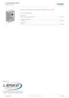 Datasheet for Hager MES-HST01, EAN: 7611919360104