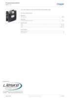 Datasheet for Hager MES-LF, EAN: 7611919297035