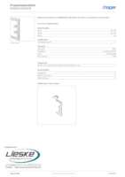 Datenblatt zu Hager BR65100W9016, EAN: 4012740988995