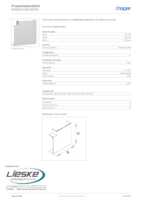 Datenblatt zu Hager BR652105DH9016, EAN: 4012740989121