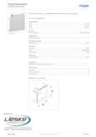 Datenblatt zu Hager BR652105H9016, EAN: 4012740992930