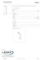 Datasheet for Hager BRS85130W9016, EAN: 4012740989961