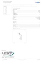 Datenblatt zu Hager BRS85170W9016, EAN: 4012740990042