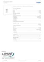 Datasheet for Hager FWU51D, EAN: 3250610660270