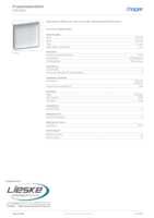 Datasheet for Hager FWU53L, EAN: 3250610660324