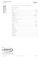 Datasheet for Hager FWU61L, EAN: 3250610660348