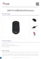 Datenblatt zu Equip 245114, EAN: 4015867227275