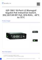 Datasheet for LevelOne IGP-1061, EAN: 4015867227886